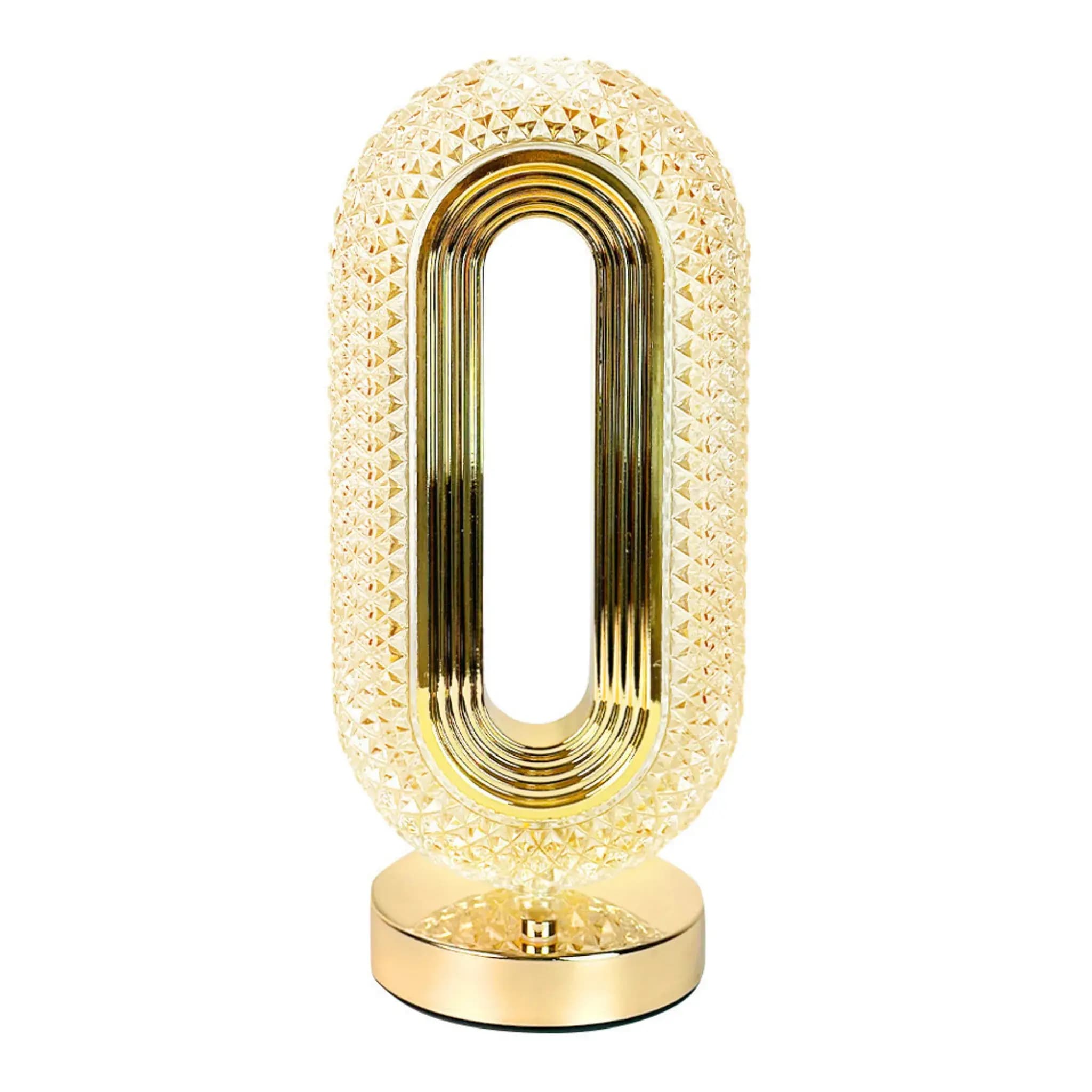 Aura Crystal Loop LED Ambient Desk Lamp